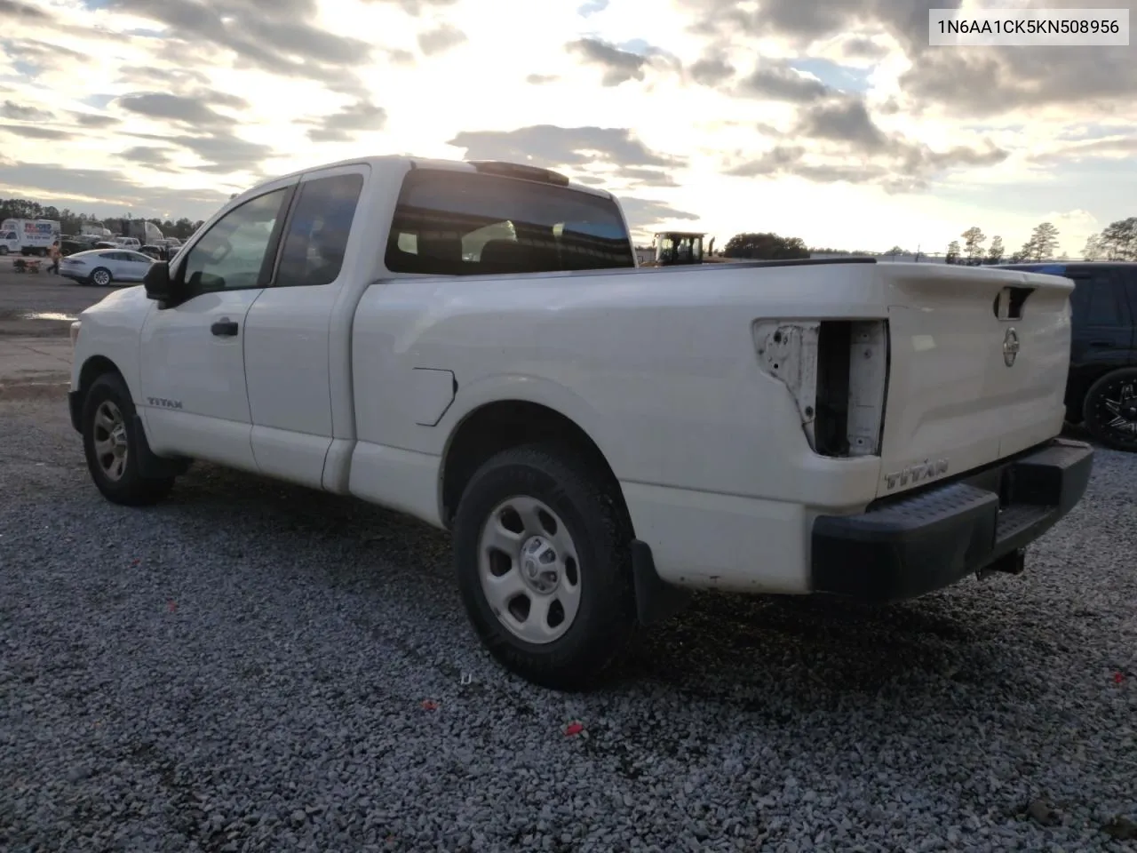 2019 Nissan Titan S VIN: 1N6AA1CK5KN508956 Lot: 79118834