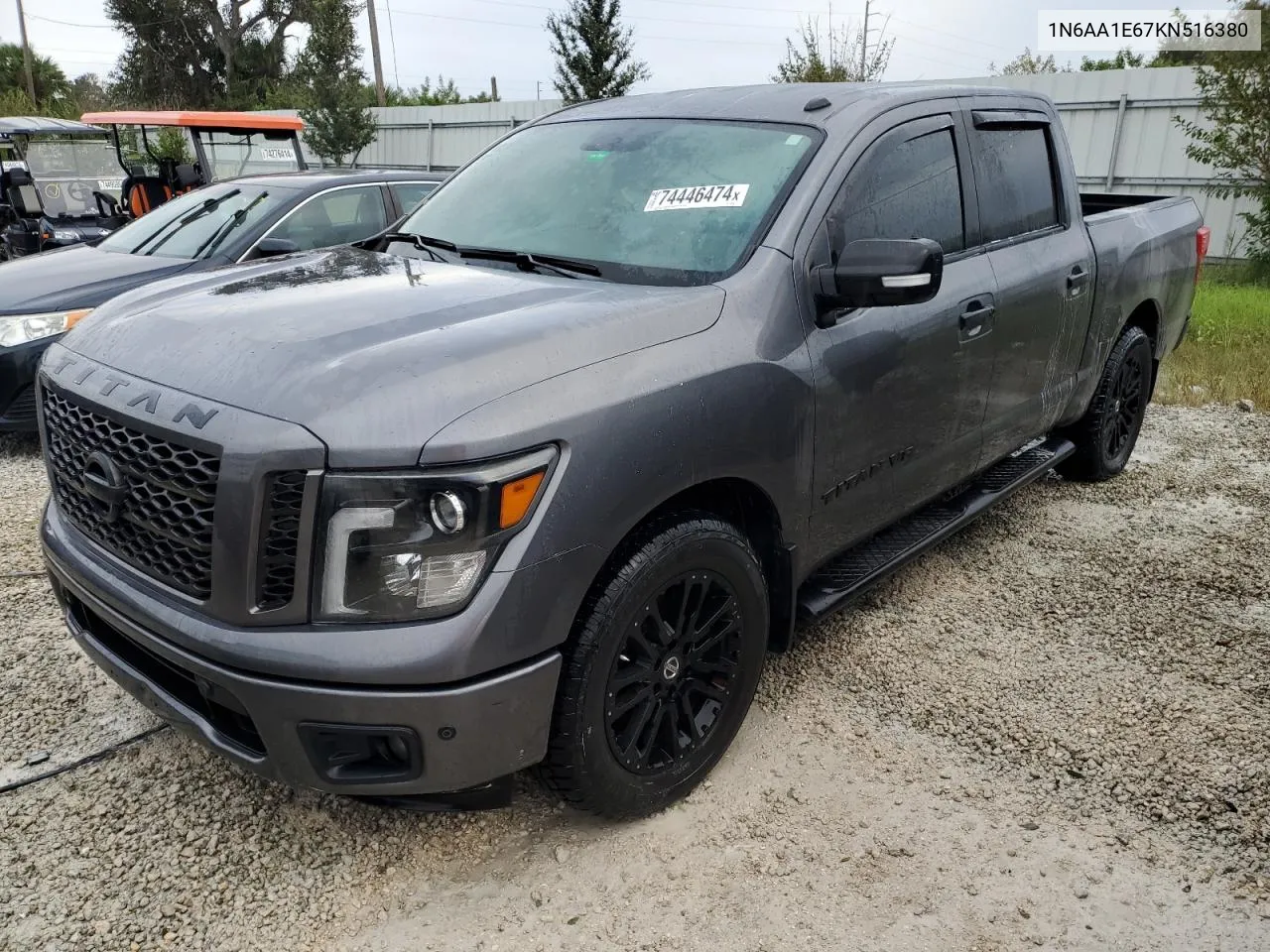 2019 Nissan Titan Platinum Reserve VIN: 1N6AA1E67KN516380 Lot: 80039534