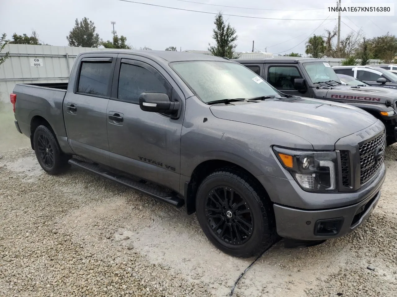 2019 Nissan Titan Platinum Reserve VIN: 1N6AA1E67KN516380 Lot: 80039534