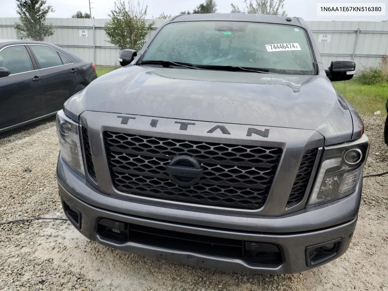 2019 Nissan Titan Platinum Reserve VIN: 1N6AA1E67KN516380 Lot: 80039534