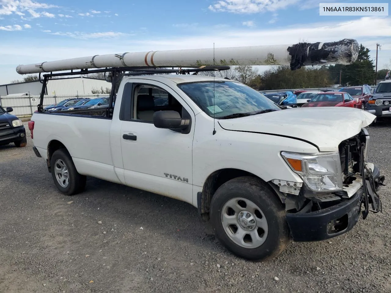 2019 Nissan Titan S VIN: 1N6AA1R83KN513861 Lot: 80060784