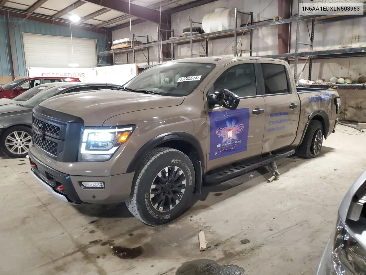 2020 Nissan Titan Sv VIN: 1N6AA1EDXLN503963 Lot: 57255614