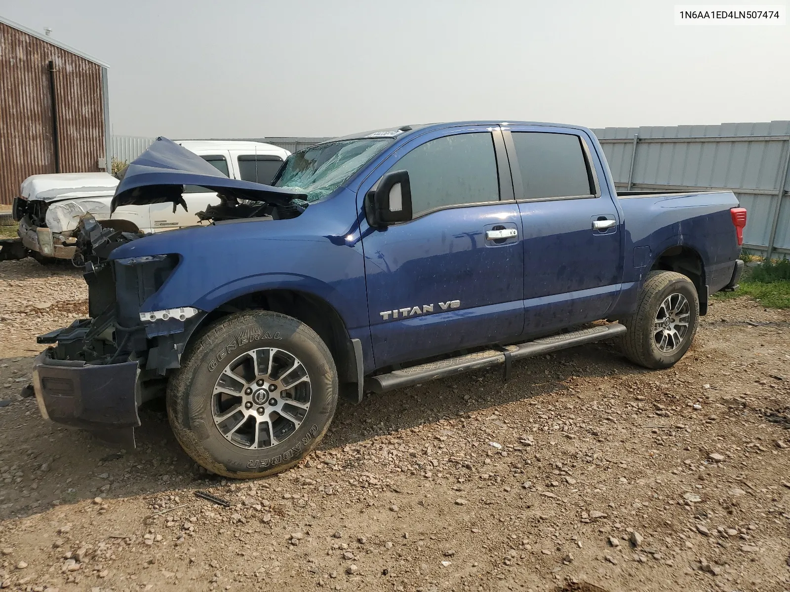 2020 Nissan Titan Sv VIN: 1N6AA1ED4LN507474 Lot: 64425814