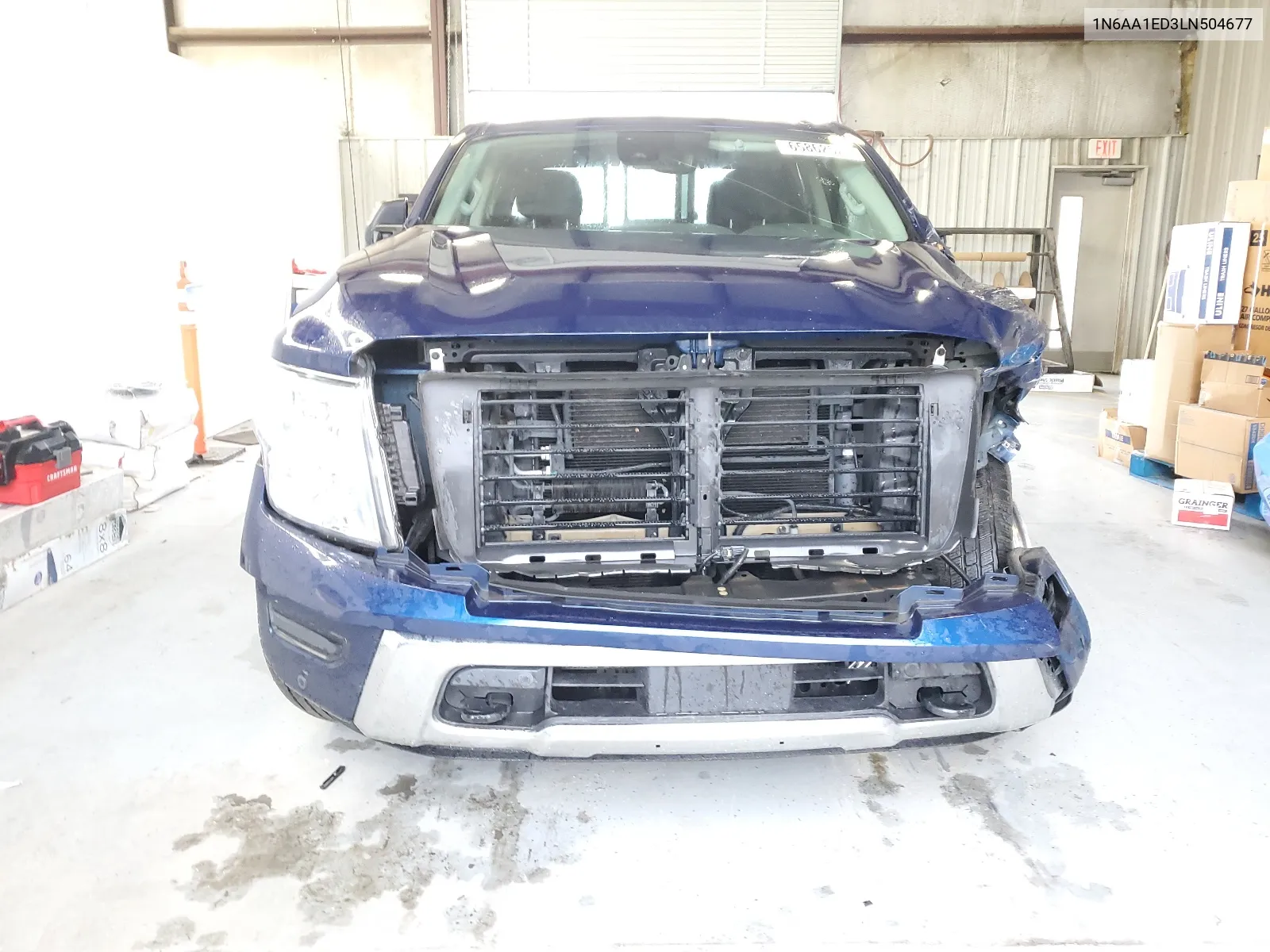 2020 Nissan Titan Sv VIN: 1N6AA1ED3LN504677 Lot: 65862524