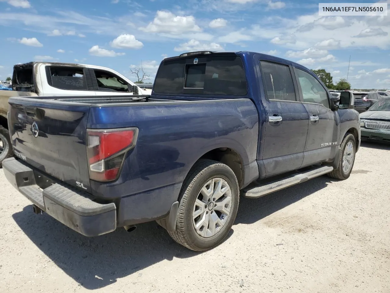 2020 Nissan Titan Sv VIN: 1N6AA1EF7LN505610 Lot: 66537654