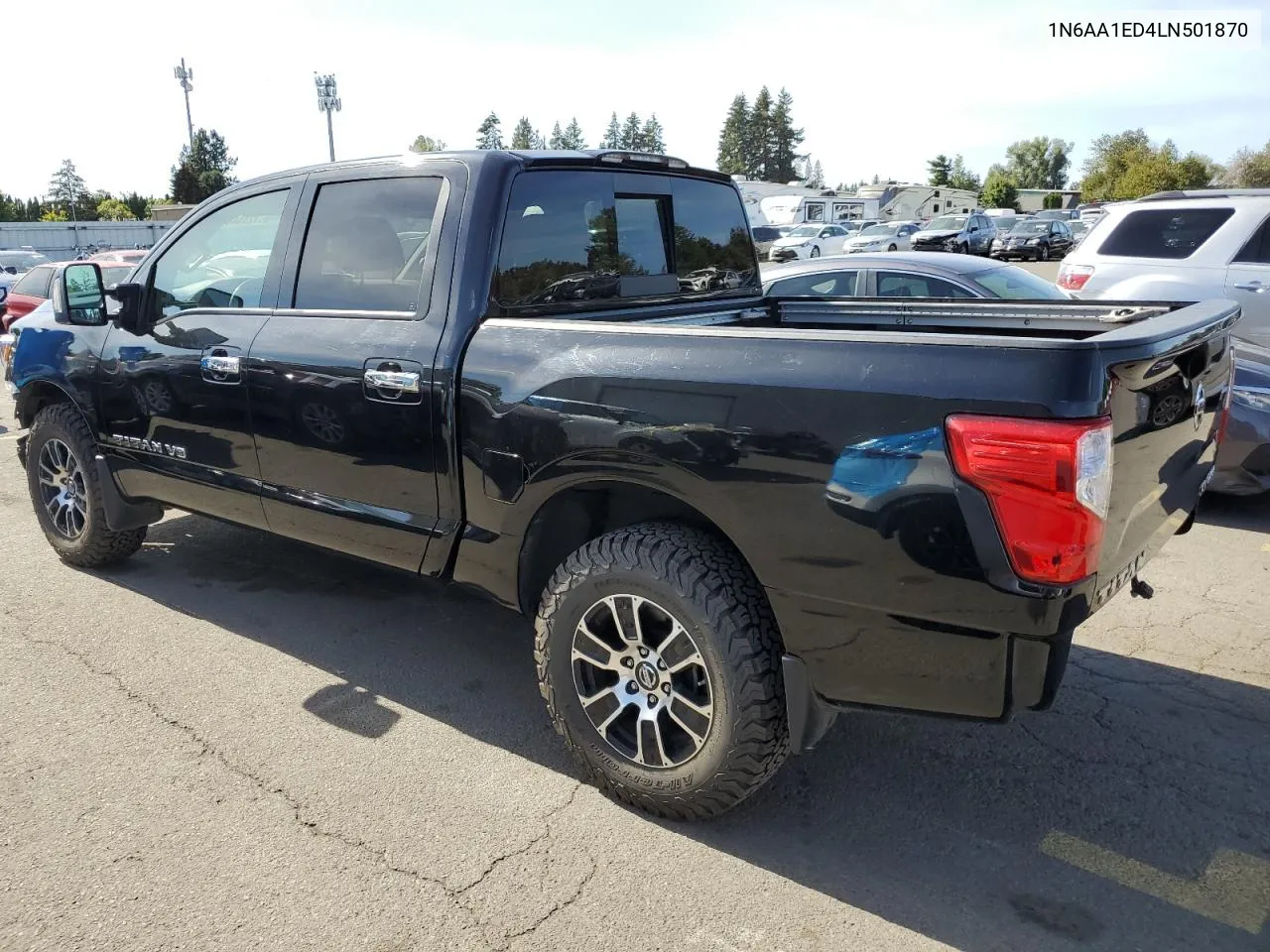 2020 Nissan Titan Sv VIN: 1N6AA1ED4LN501870 Lot: 72744884