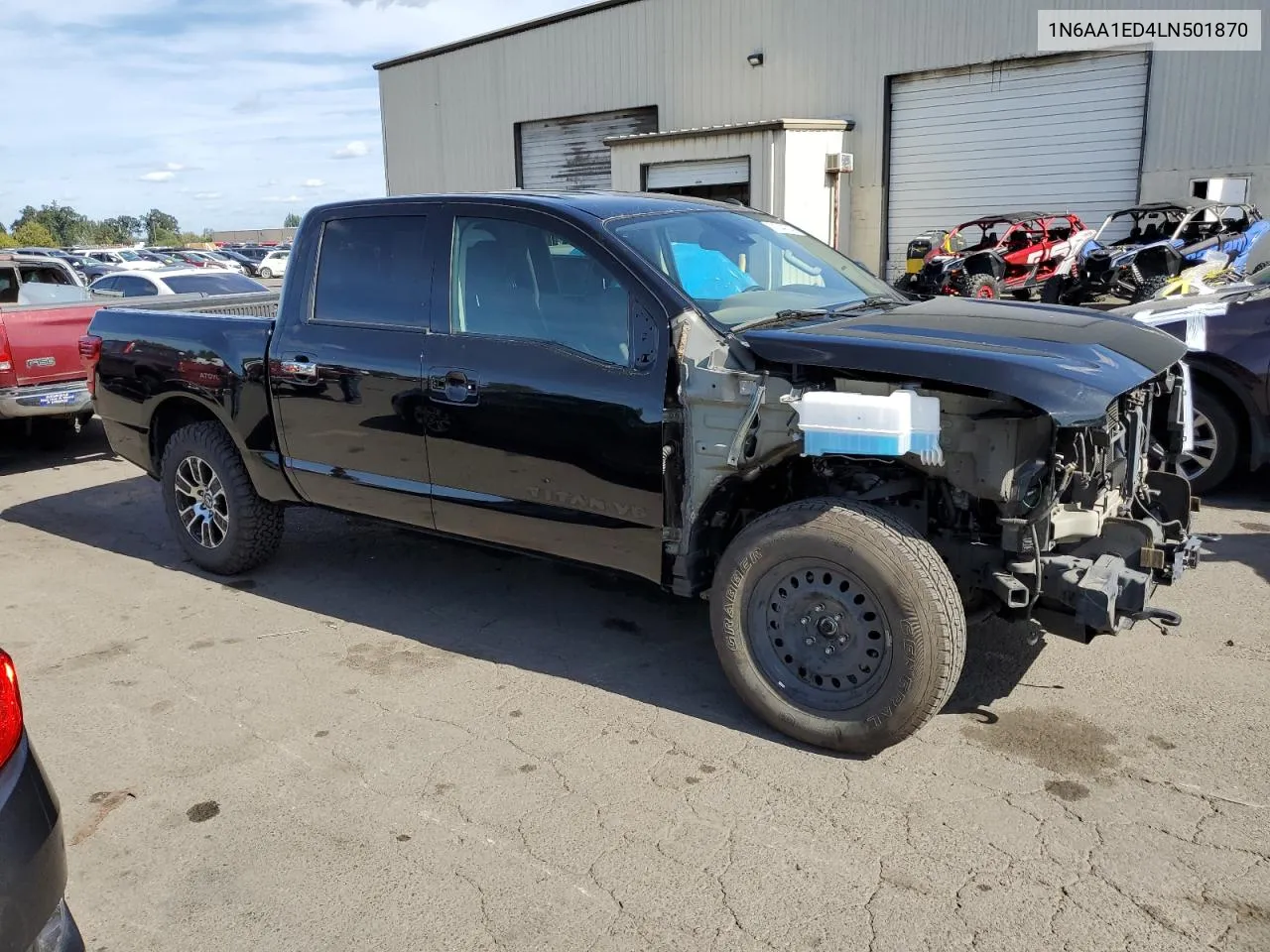 2020 Nissan Titan Sv VIN: 1N6AA1ED4LN501870 Lot: 72744884