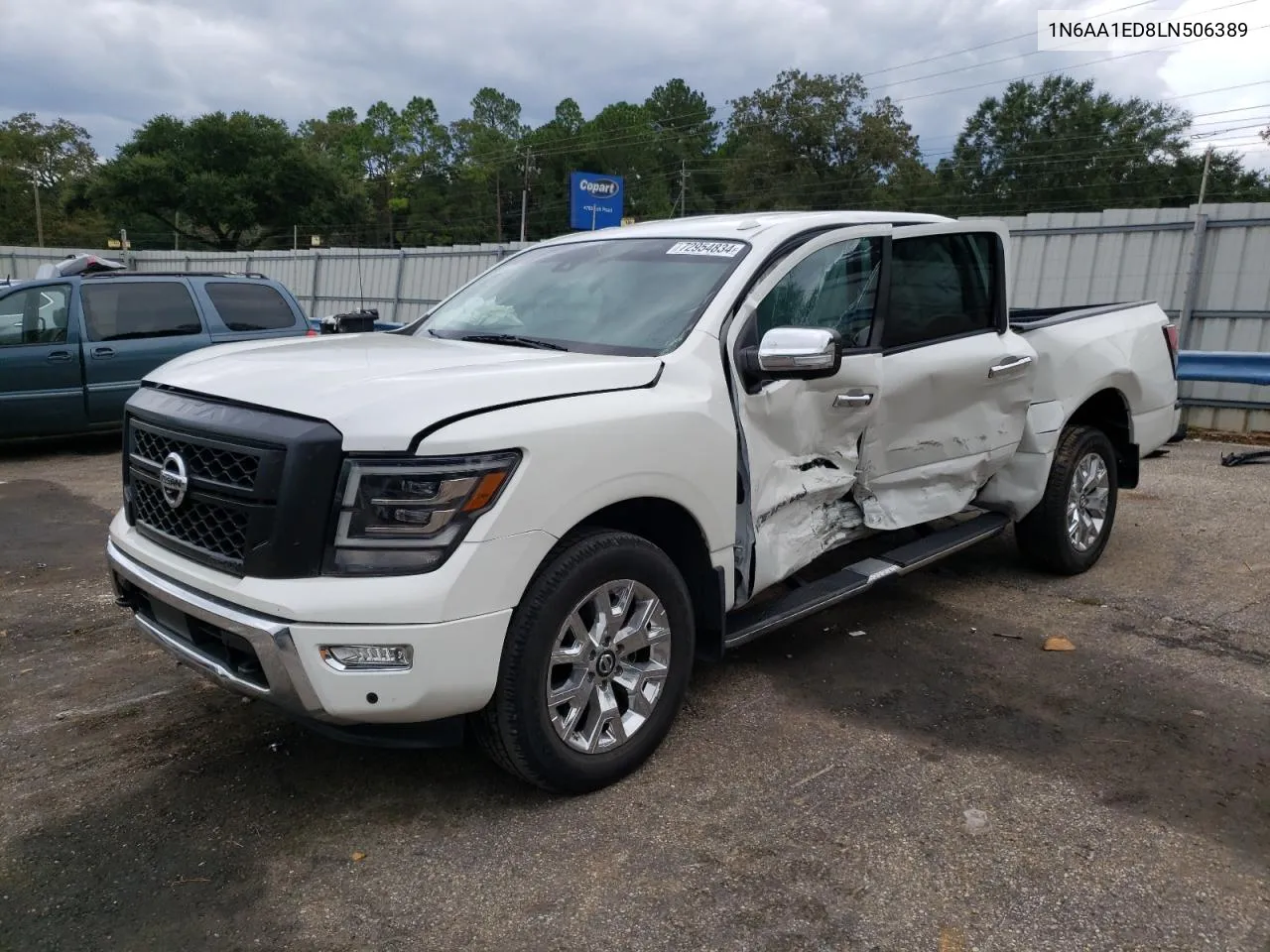 2020 Nissan Titan Sv VIN: 1N6AA1ED8LN506389 Lot: 72954834