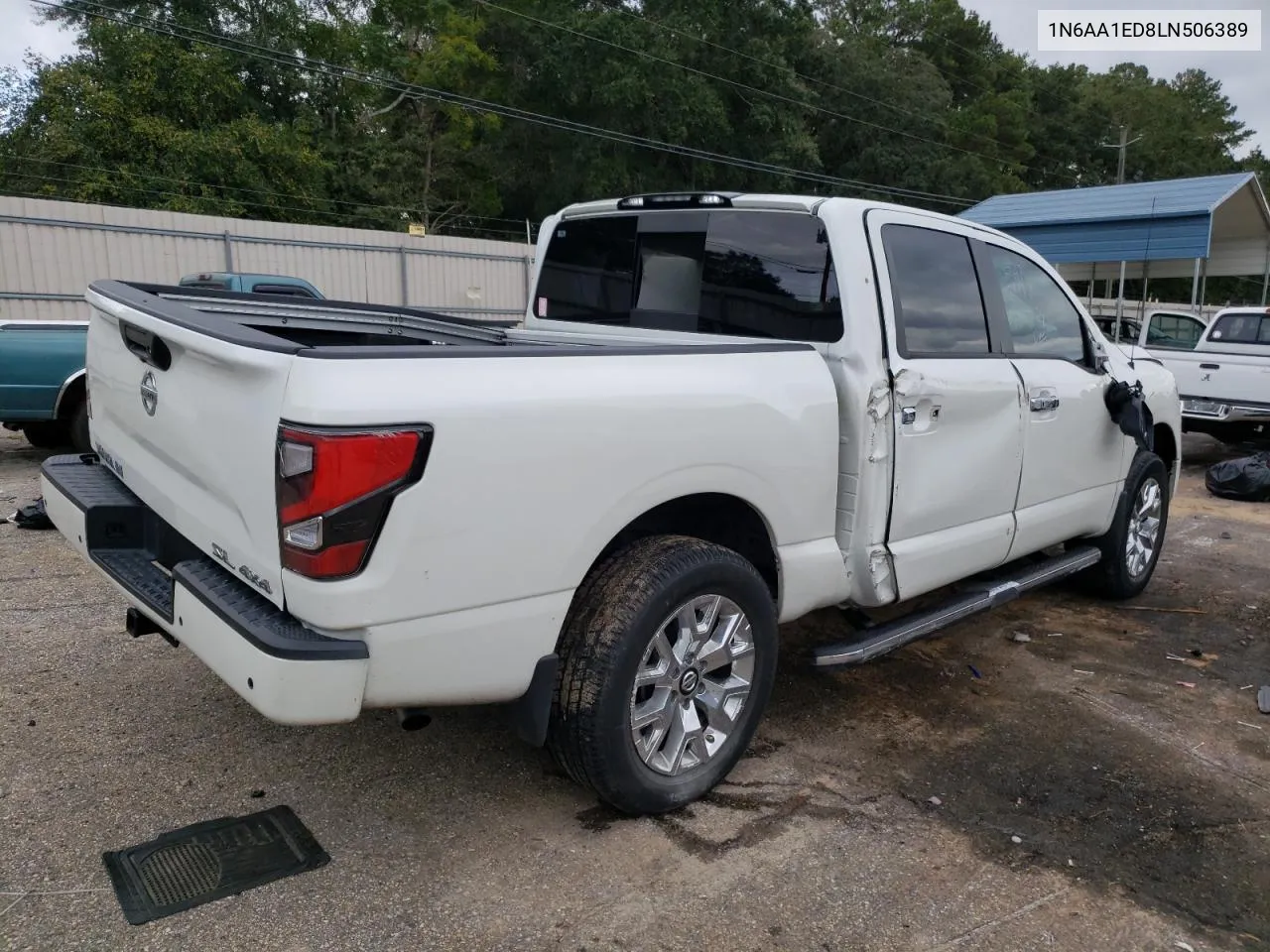 2020 Nissan Titan Sv VIN: 1N6AA1ED8LN506389 Lot: 72954834