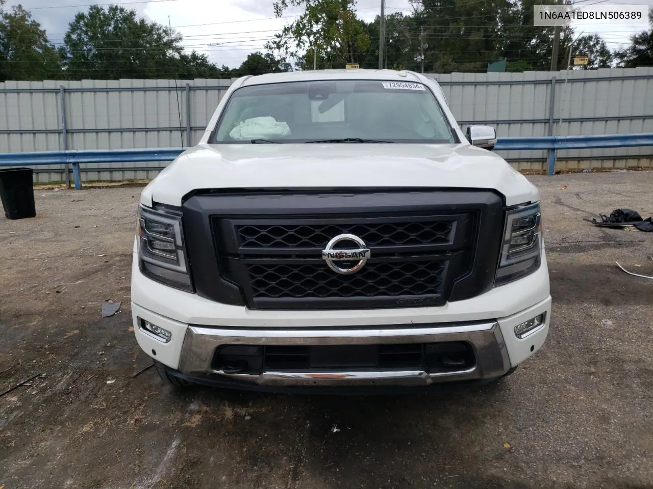 2020 Nissan Titan Sv VIN: 1N6AA1ED8LN506389 Lot: 72954834