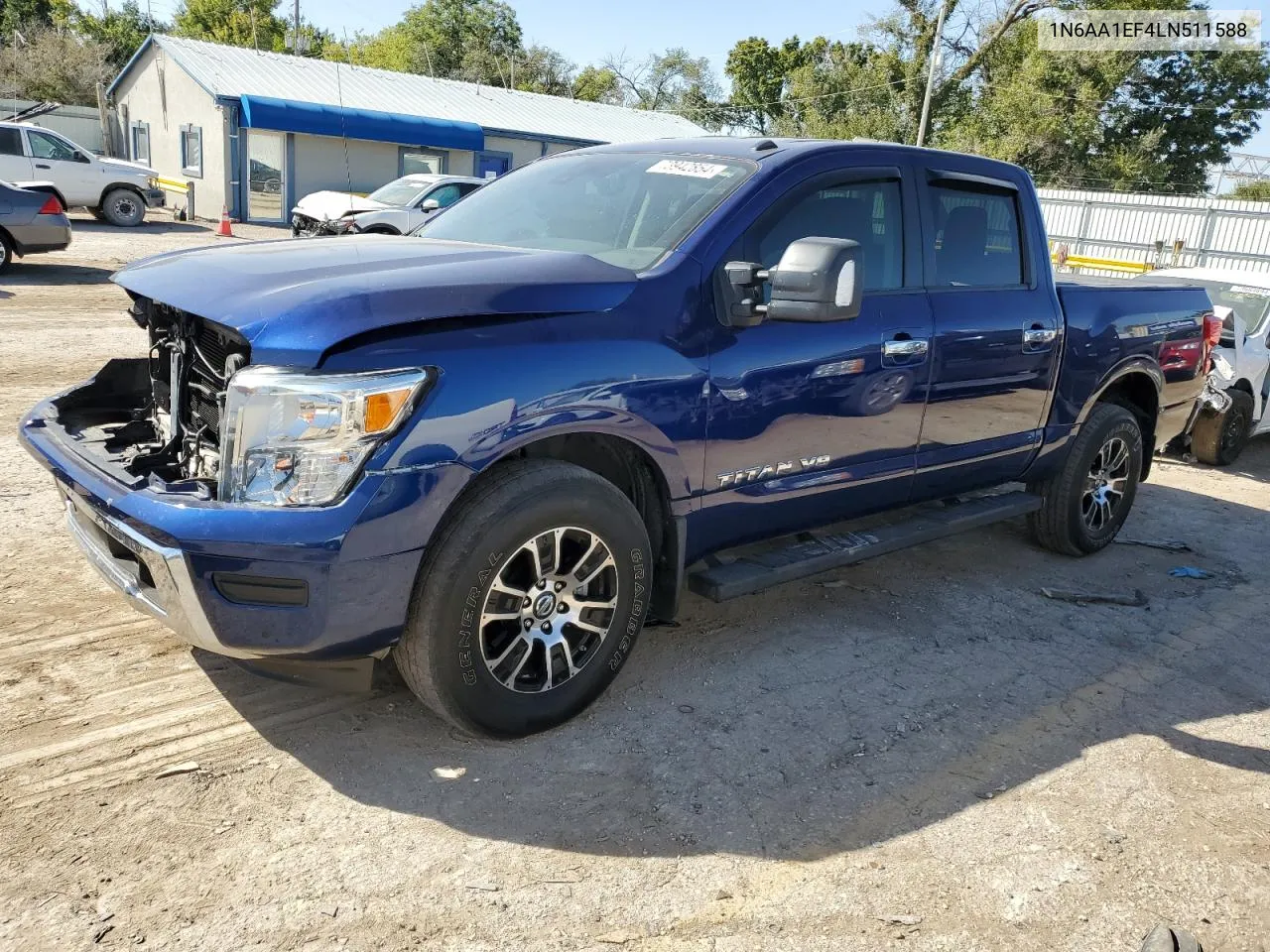 2020 Nissan Titan Sv VIN: 1N6AA1EF4LN511588 Lot: 73942854