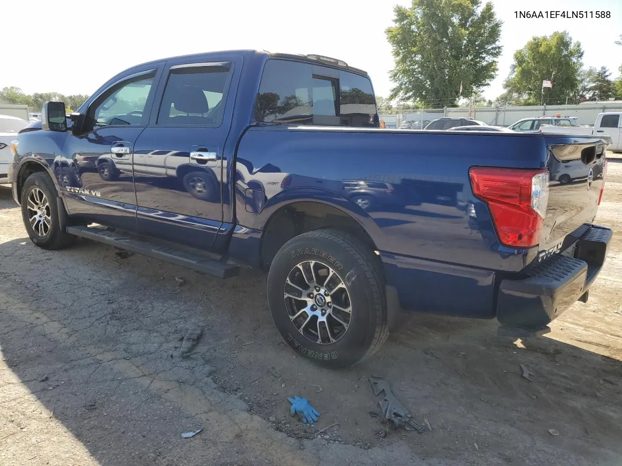 2020 Nissan Titan Sv VIN: 1N6AA1EF4LN511588 Lot: 73942854