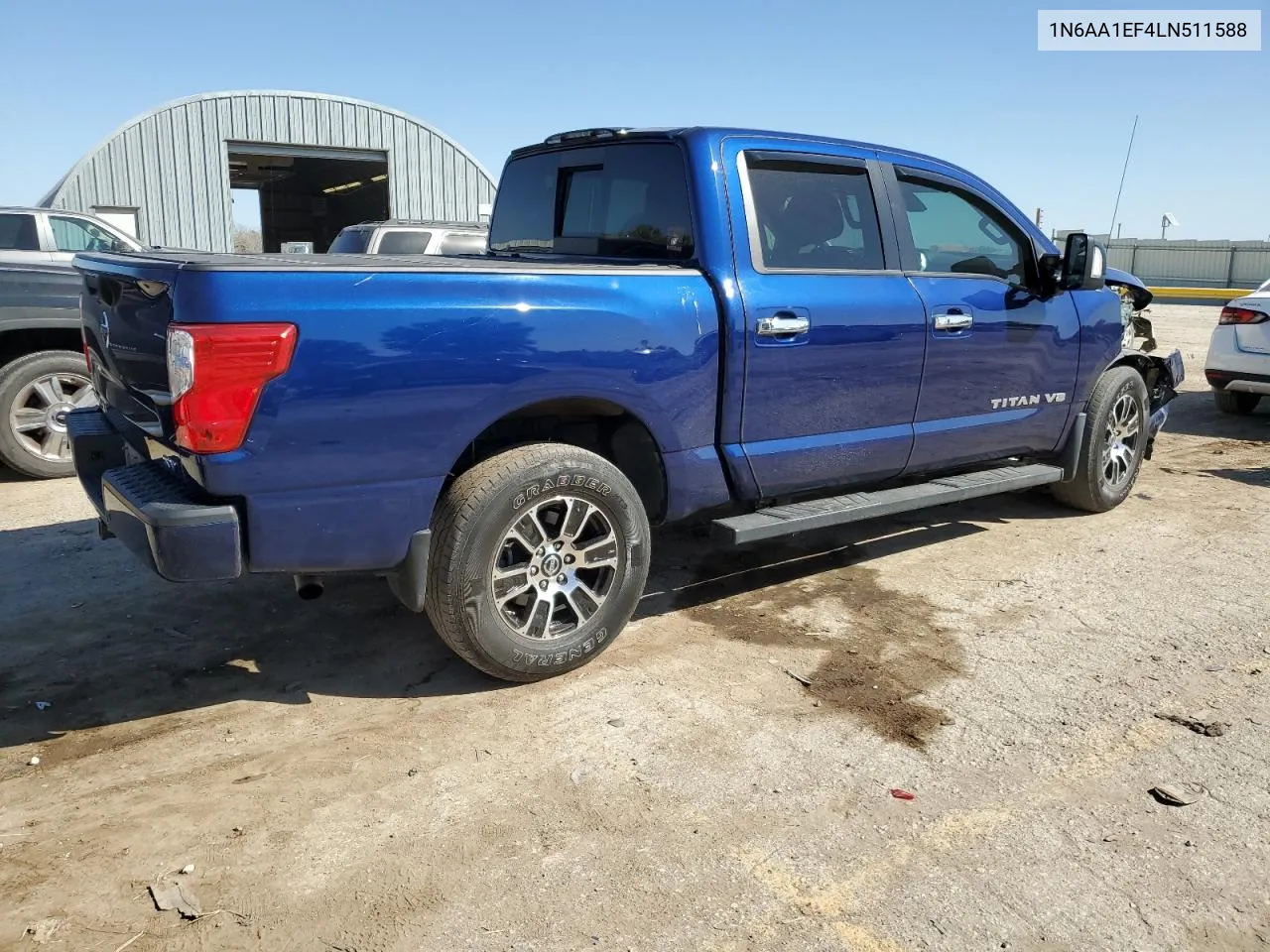 2020 Nissan Titan Sv VIN: 1N6AA1EF4LN511588 Lot: 73942854