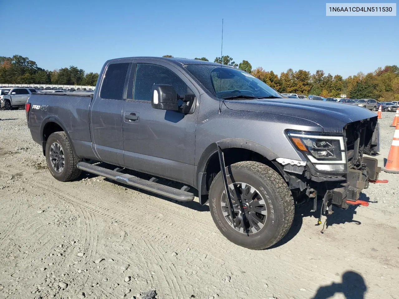 2020 Nissan Titan Sv VIN: 1N6AA1CD4LN511530 Lot: 74276814