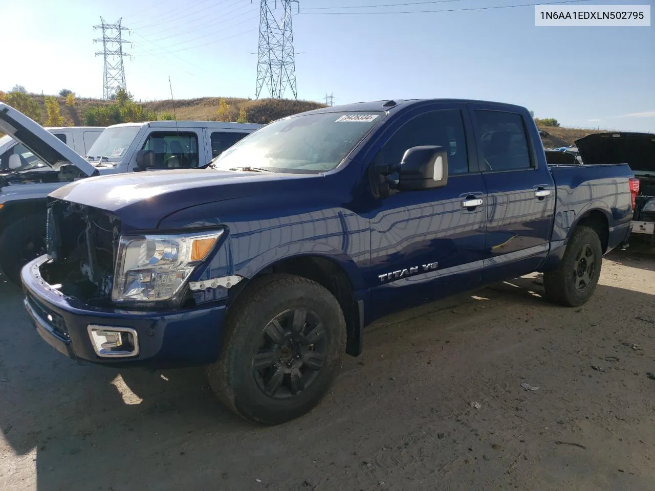 2020 Nissan Titan Sv VIN: 1N6AA1EDXLN502795 Lot: 75439334