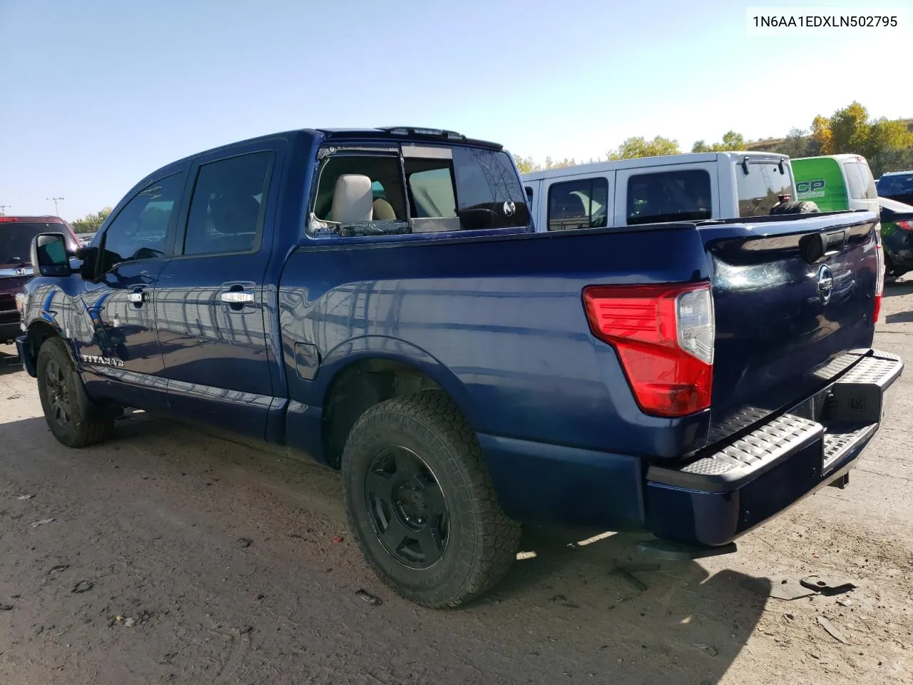 2020 Nissan Titan Sv VIN: 1N6AA1EDXLN502795 Lot: 75439334