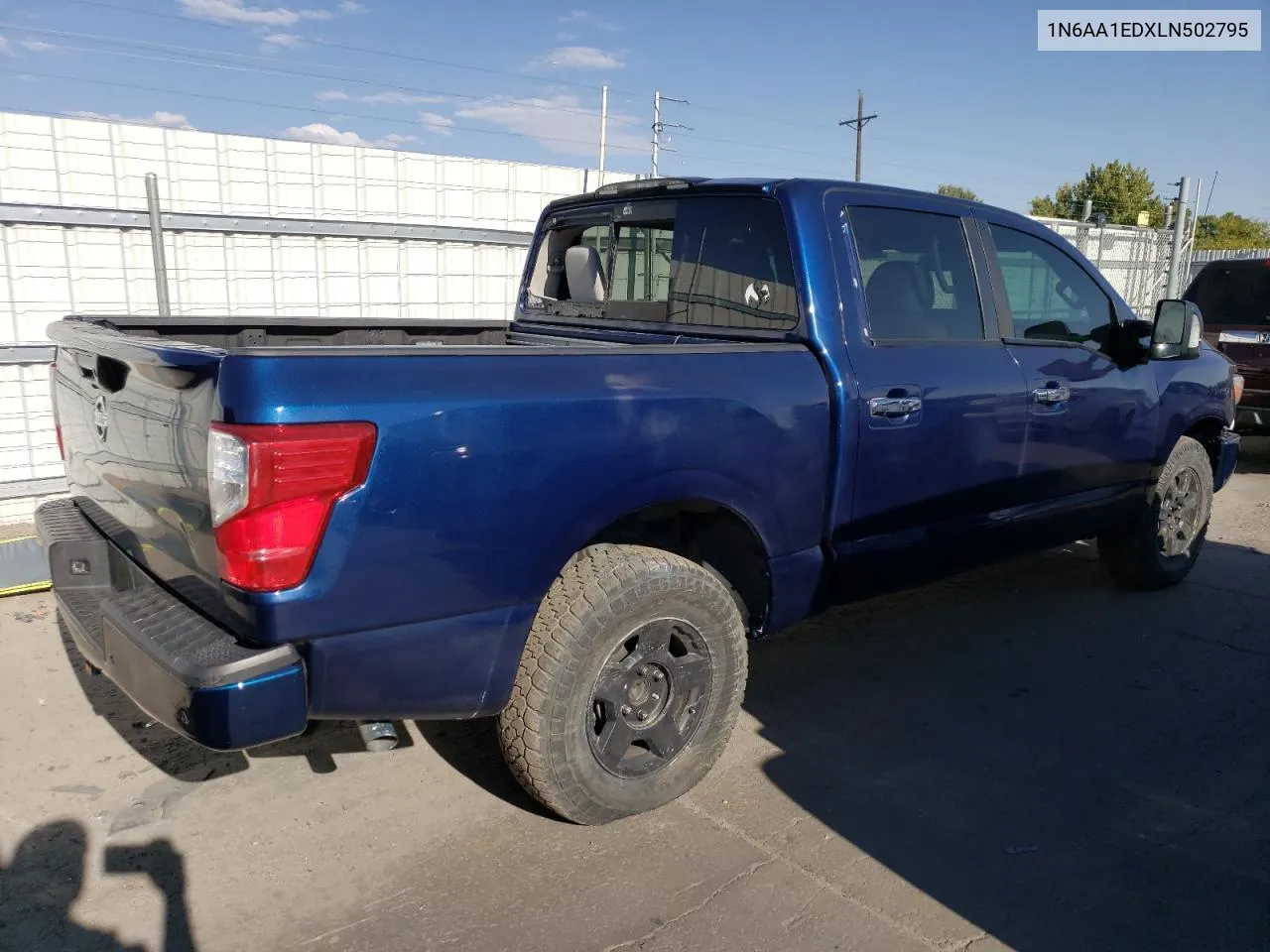 2020 Nissan Titan Sv VIN: 1N6AA1EDXLN502795 Lot: 75439334