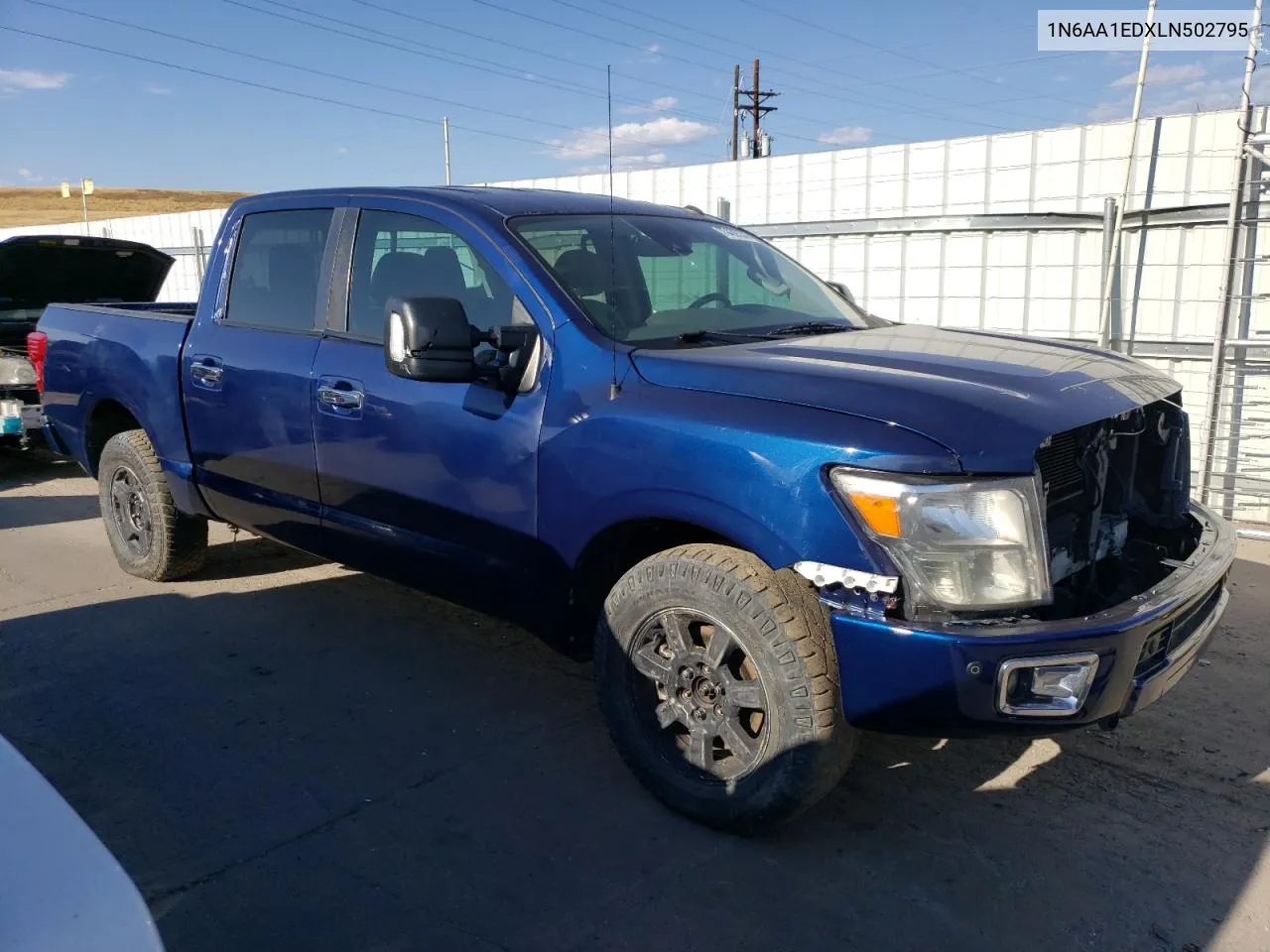 2020 Nissan Titan Sv VIN: 1N6AA1EDXLN502795 Lot: 75439334