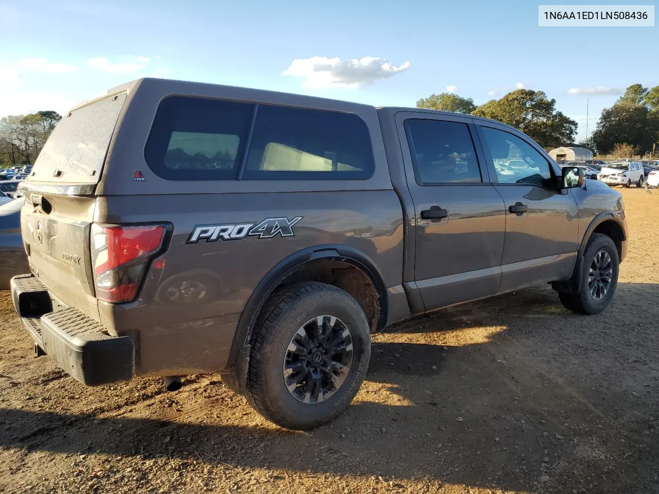 2020 Nissan Titan Sv VIN: 1N6AA1ED1LN508436 Lot: 80917304