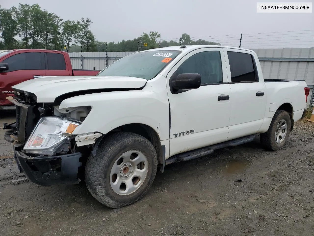 2021 Nissan Titan S VIN: 1N6AA1EE3MN506908 Lot: 53940744