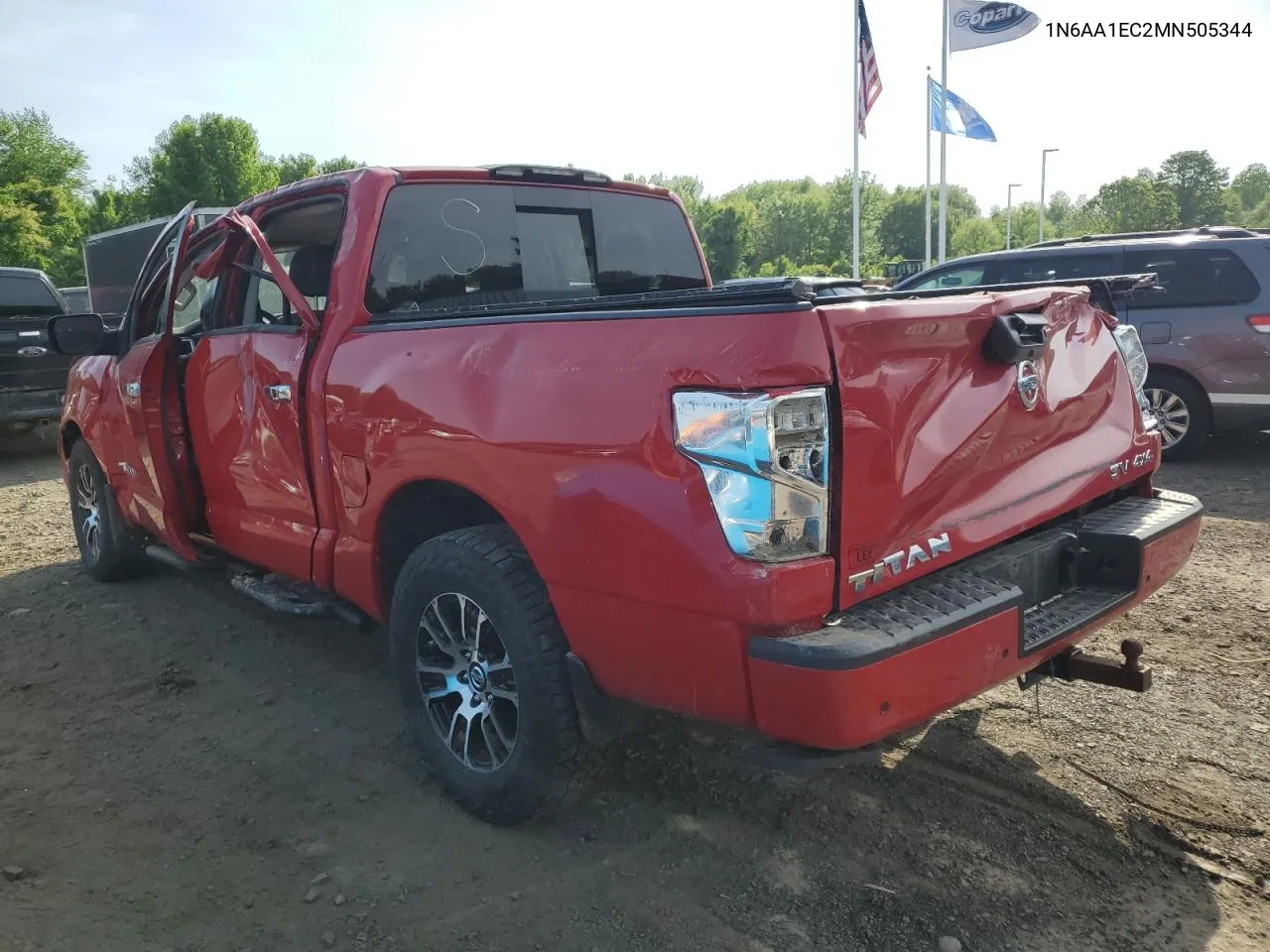 1N6AA1EC2MN505344 2021 Nissan Titan S