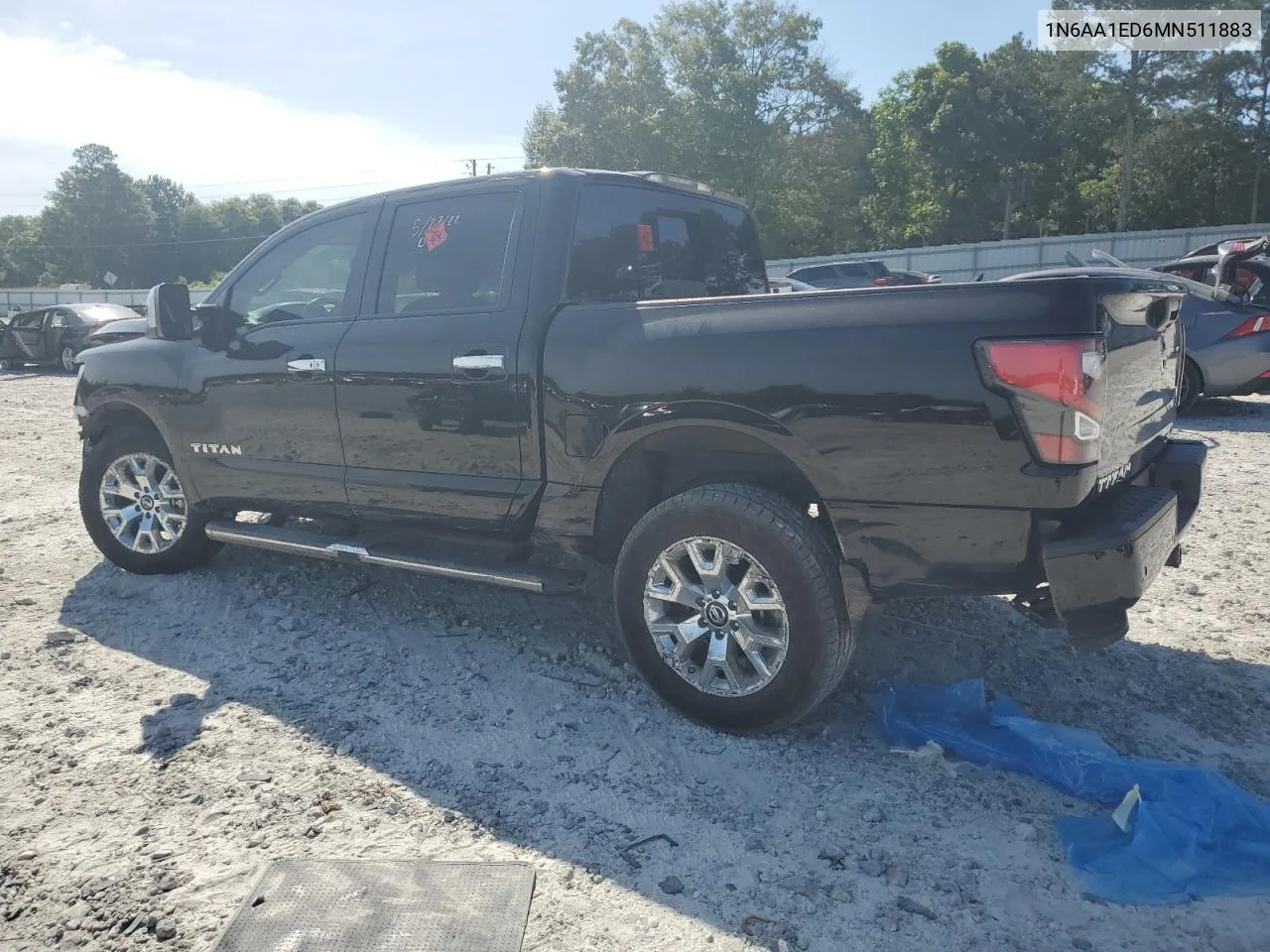 2021 Nissan Titan Sv VIN: 1N6AA1ED6MN511883 Lot: 57115084