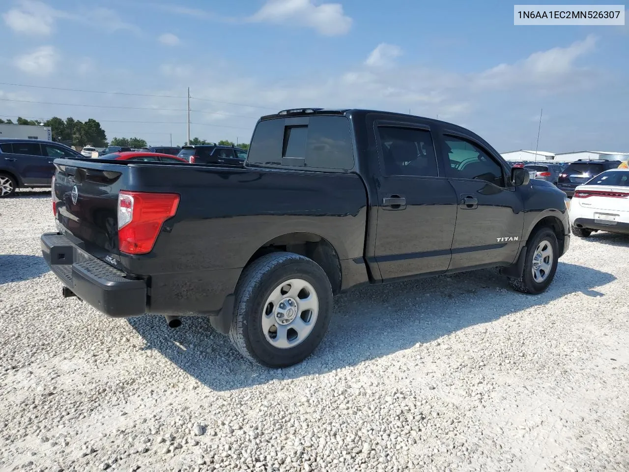 2021 Nissan Titan S VIN: 1N6AA1EC2MN526307 Lot: 57556614