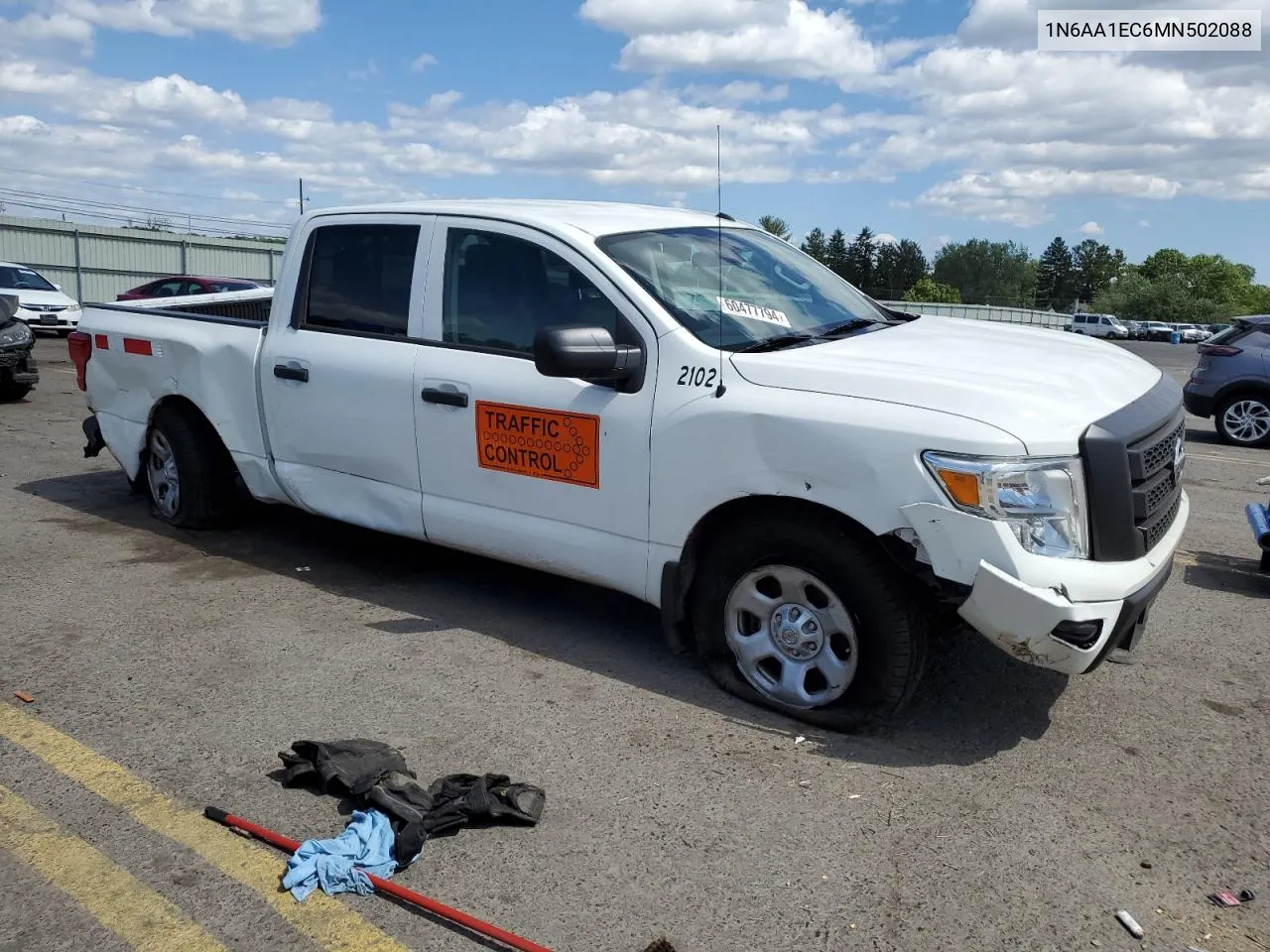 2021 Nissan Titan S VIN: 1N6AA1EC6MN502088 Lot: 60477794