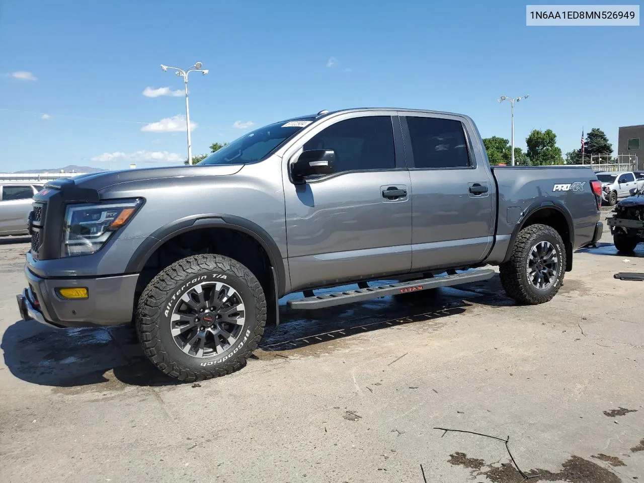 2021 Nissan Titan Sv VIN: 1N6AA1ED8MN526949 Lot: 61122934