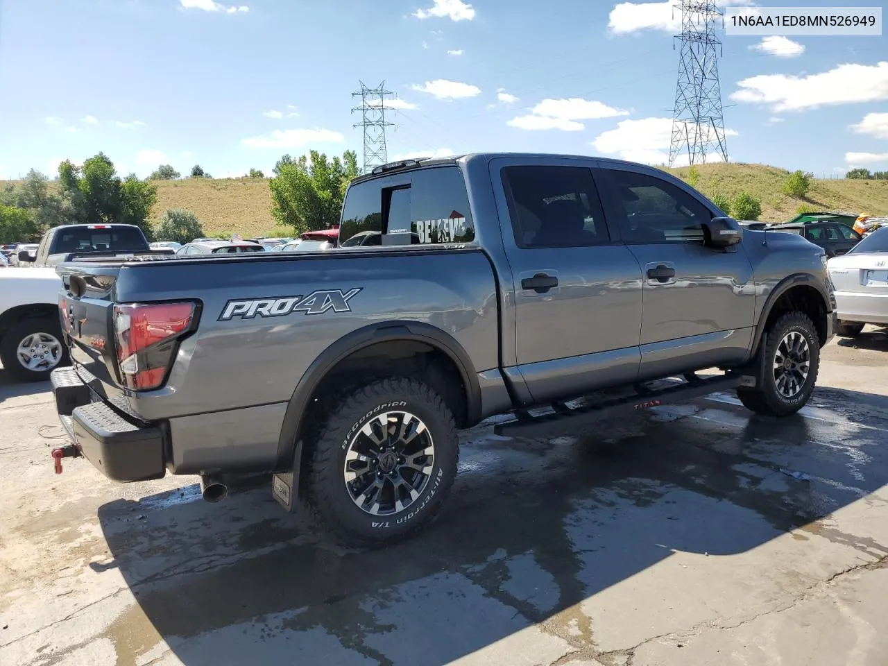 1N6AA1ED8MN526949 2021 Nissan Titan Sv