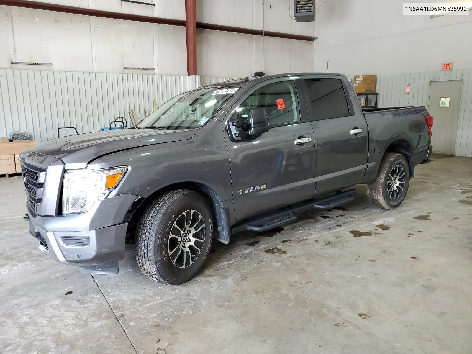 2021 Nissan Titan Sv VIN: 1N6AA1ED6MN535990 Lot: 64893374