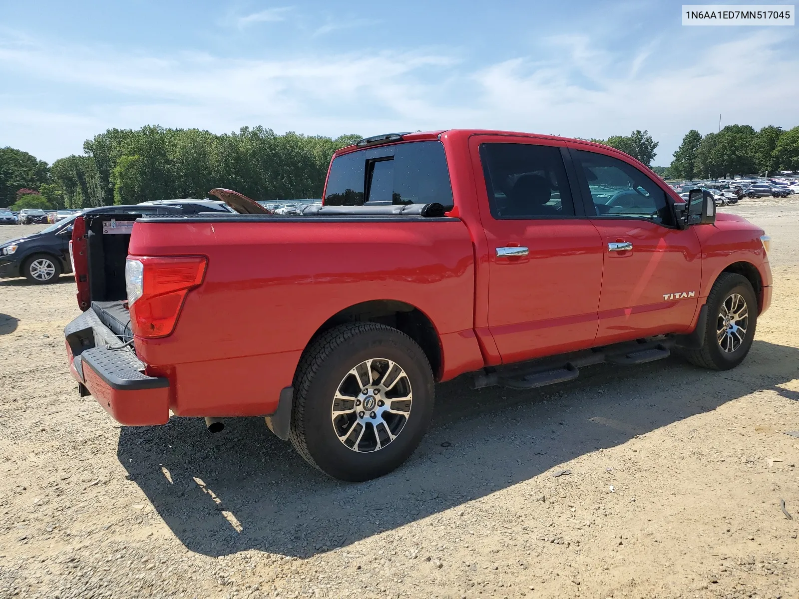 2021 Nissan Titan Sv VIN: 1N6AA1ED7MN517045 Lot: 66370284