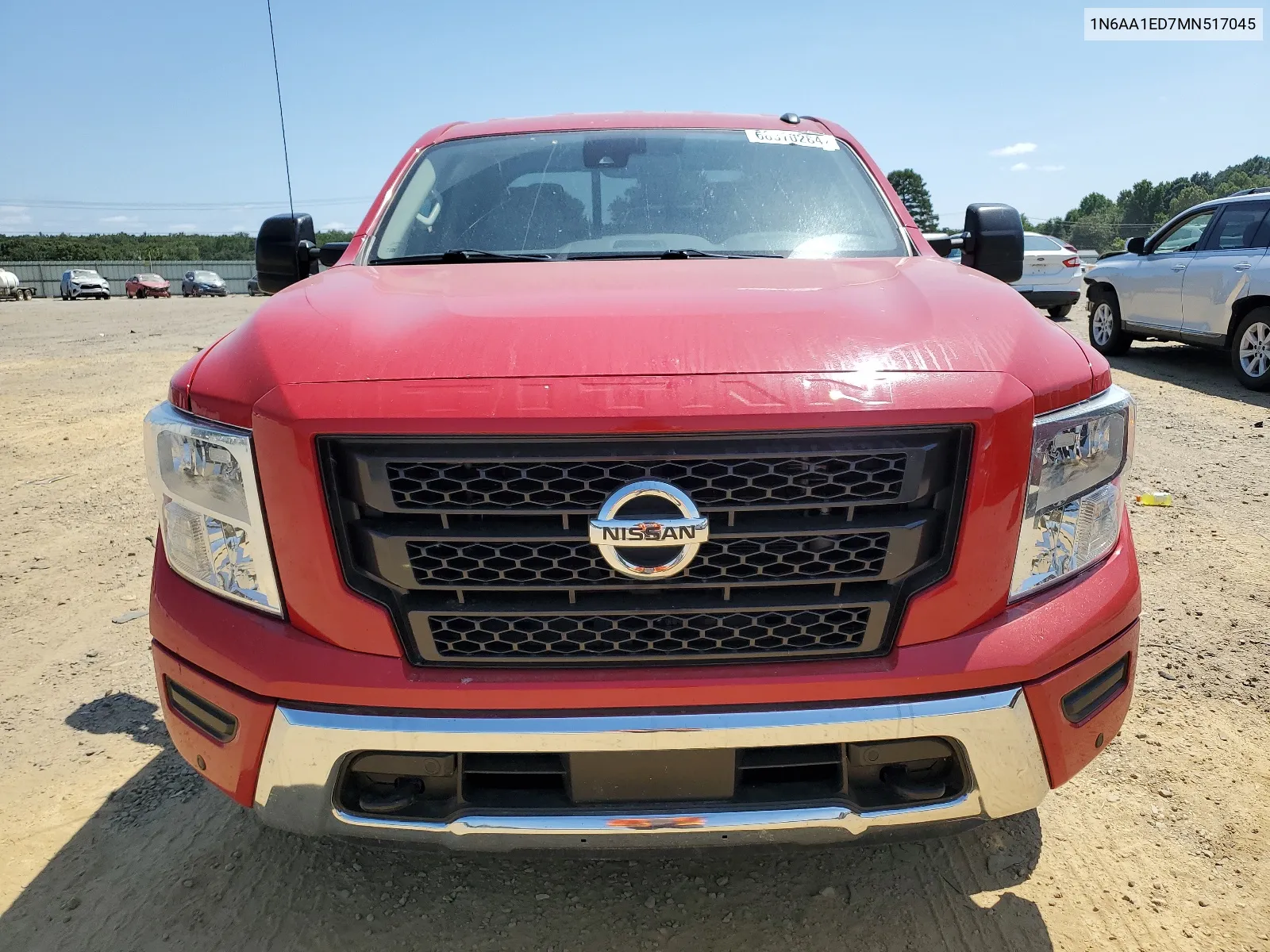 2021 Nissan Titan Sv VIN: 1N6AA1ED7MN517045 Lot: 66370284