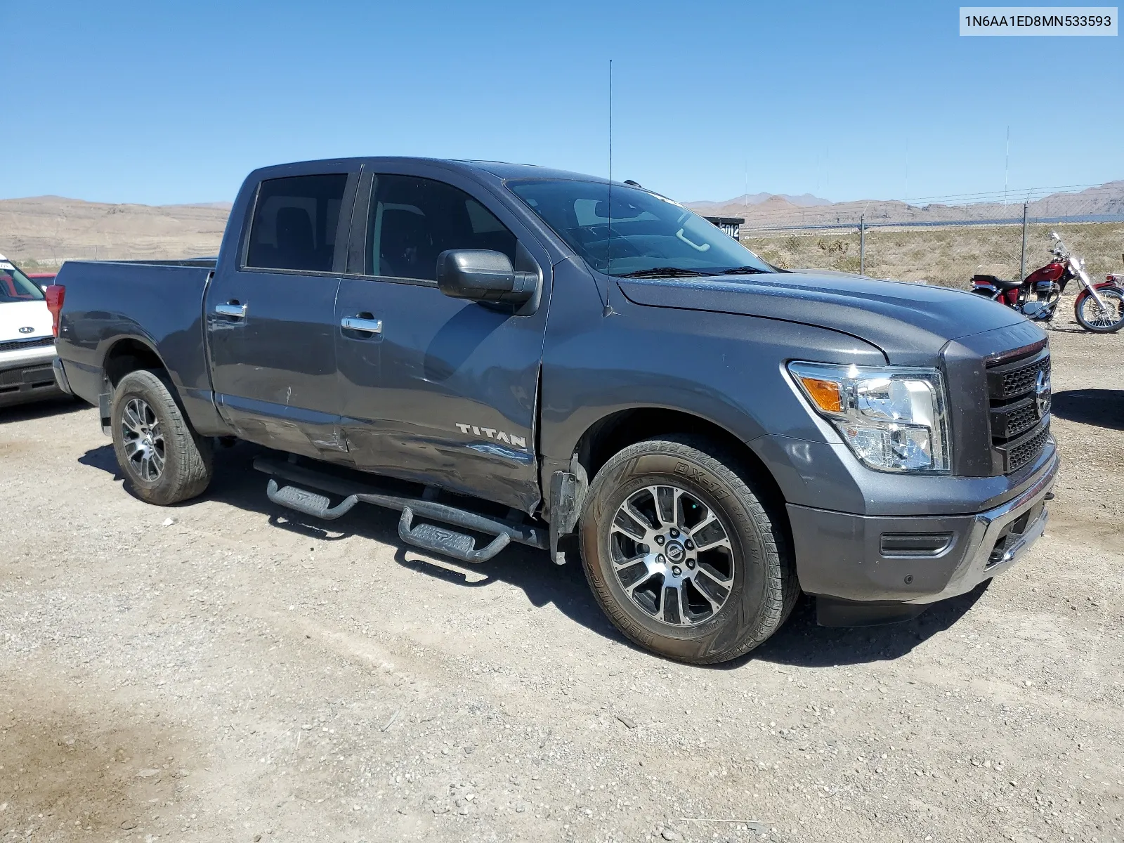 1N6AA1ED8MN533593 2021 Nissan Titan Sv