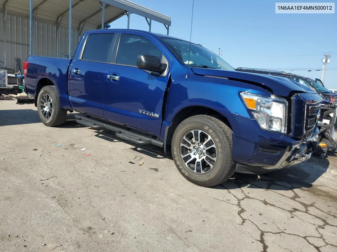 2021 Nissan Titan Sv VIN: 1N6AA1EF4MN500012 Lot: 68665434