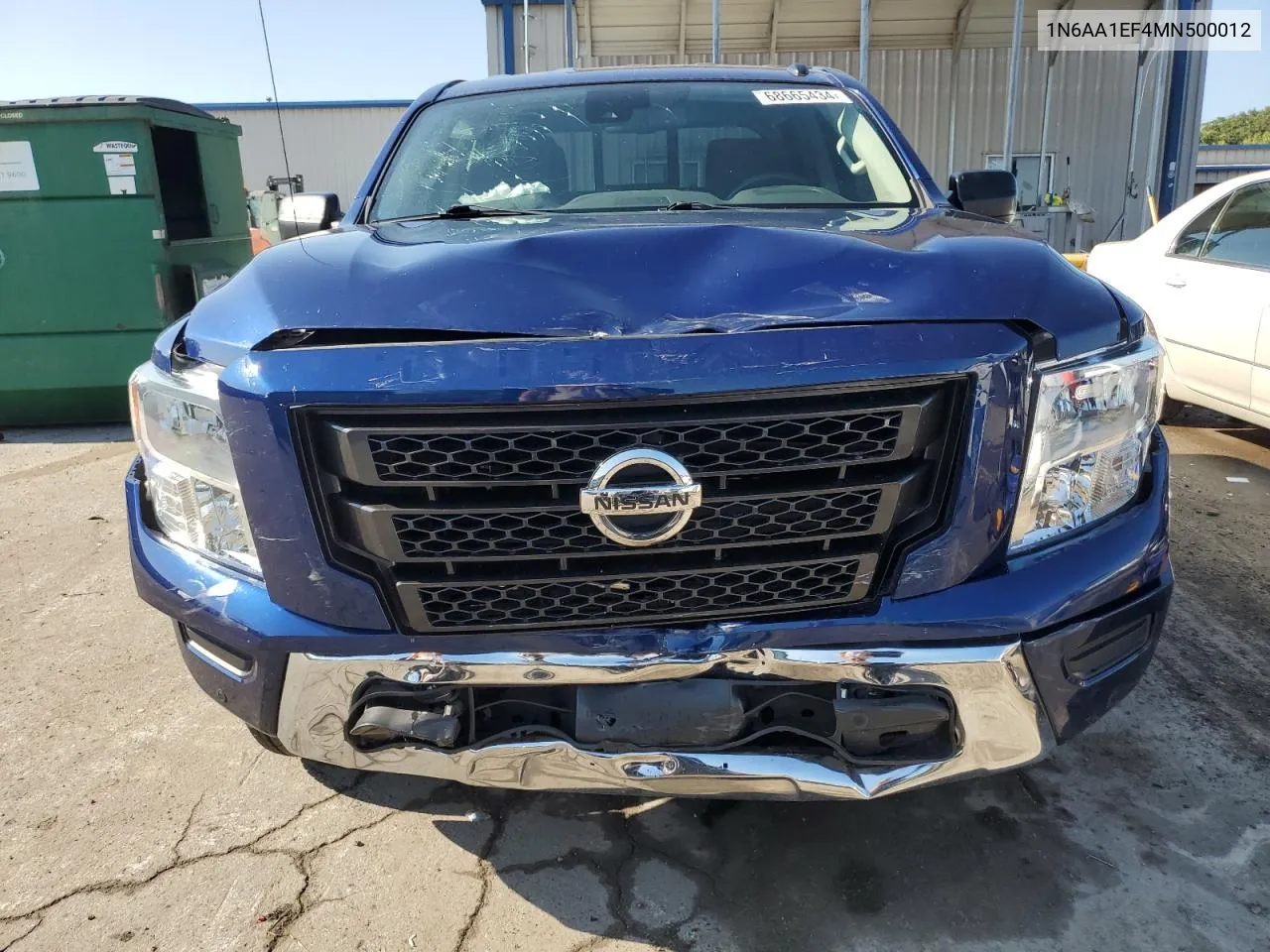 2021 Nissan Titan Sv VIN: 1N6AA1EF4MN500012 Lot: 68665434