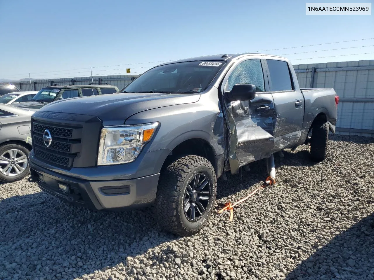 2021 Nissan Titan S VIN: 1N6AA1EC0MN523969 Lot: 69465404