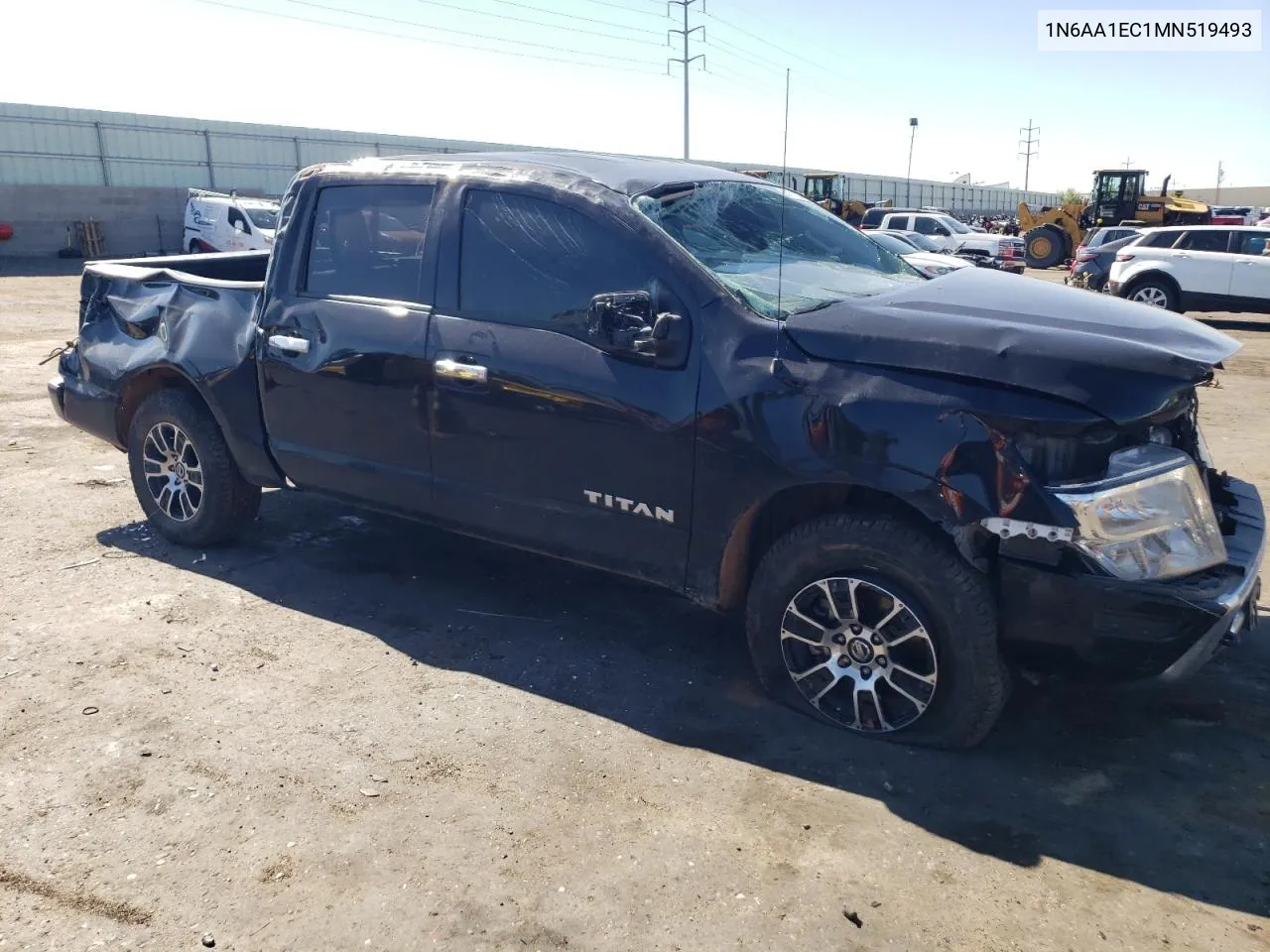 2021 Nissan Titan S VIN: 1N6AA1EC1MN519493 Lot: 69771704