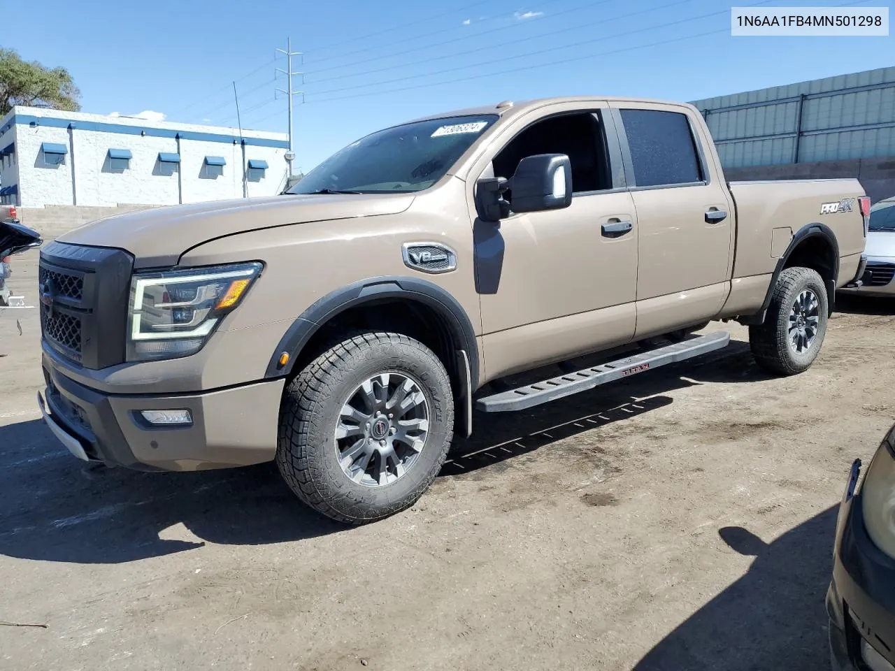 2021 Nissan Titan Xd Sv VIN: 1N6AA1FB4MN501298 Lot: 71306324