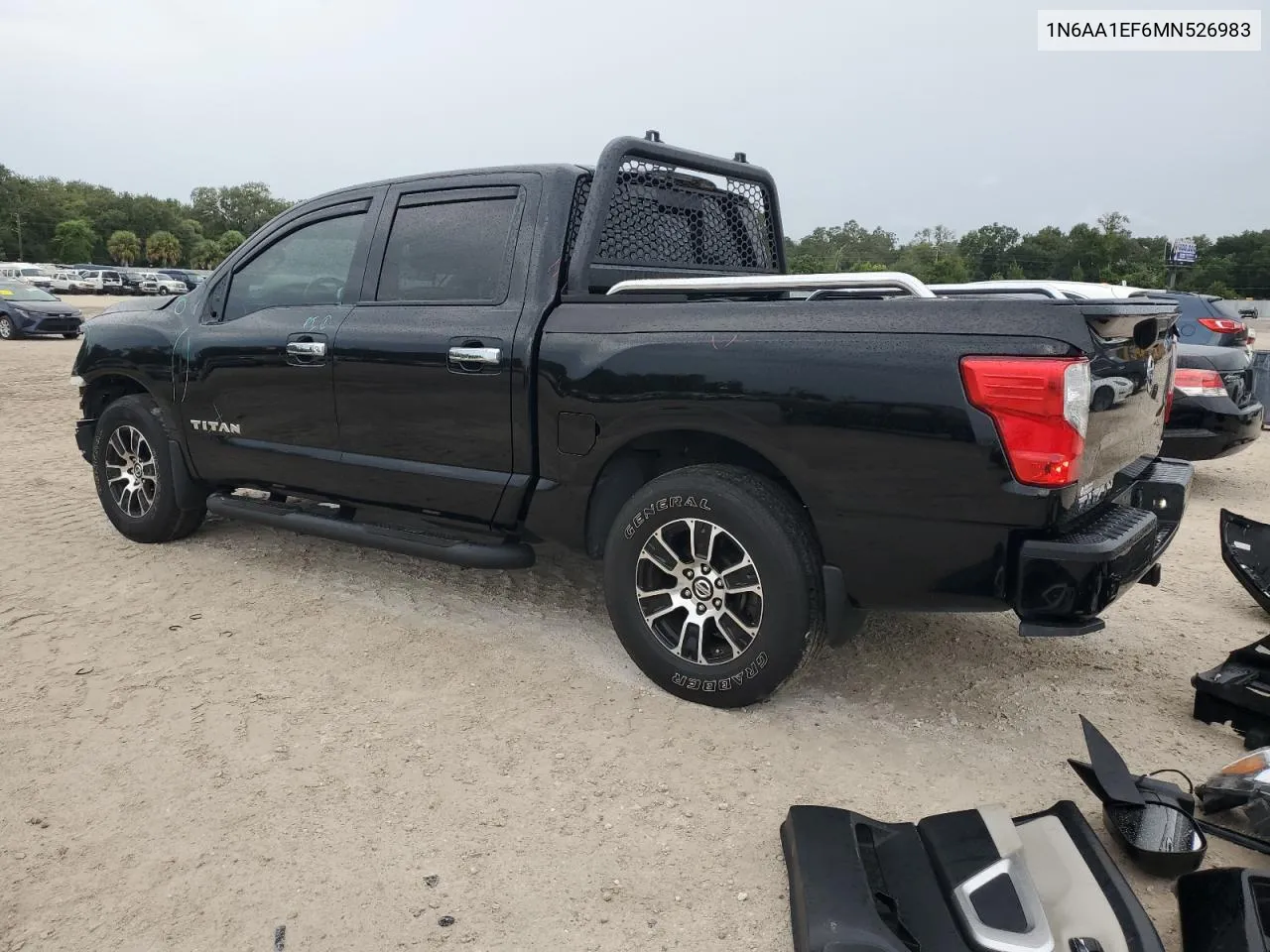 2021 Nissan Titan Sv VIN: 1N6AA1EF6MN526983 Lot: 72445374