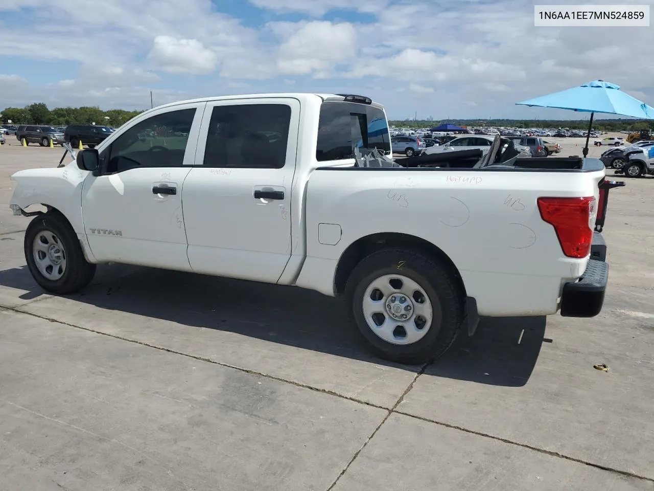 2021 Nissan Titan S VIN: 1N6AA1EE7MN524859 Lot: 72814694