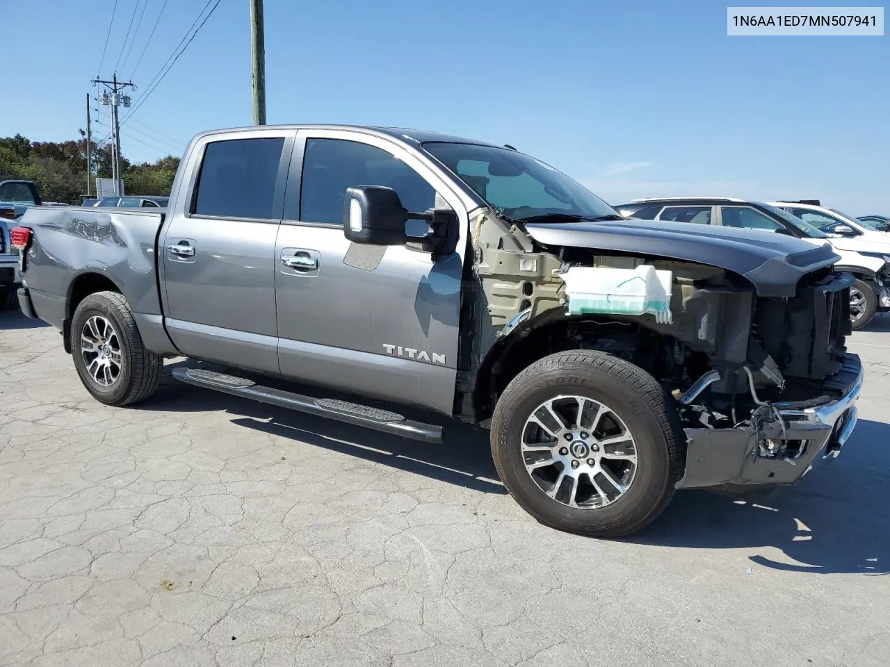 2021 Nissan Titan Sv VIN: 1N6AA1ED7MN507941 Lot: 73511124