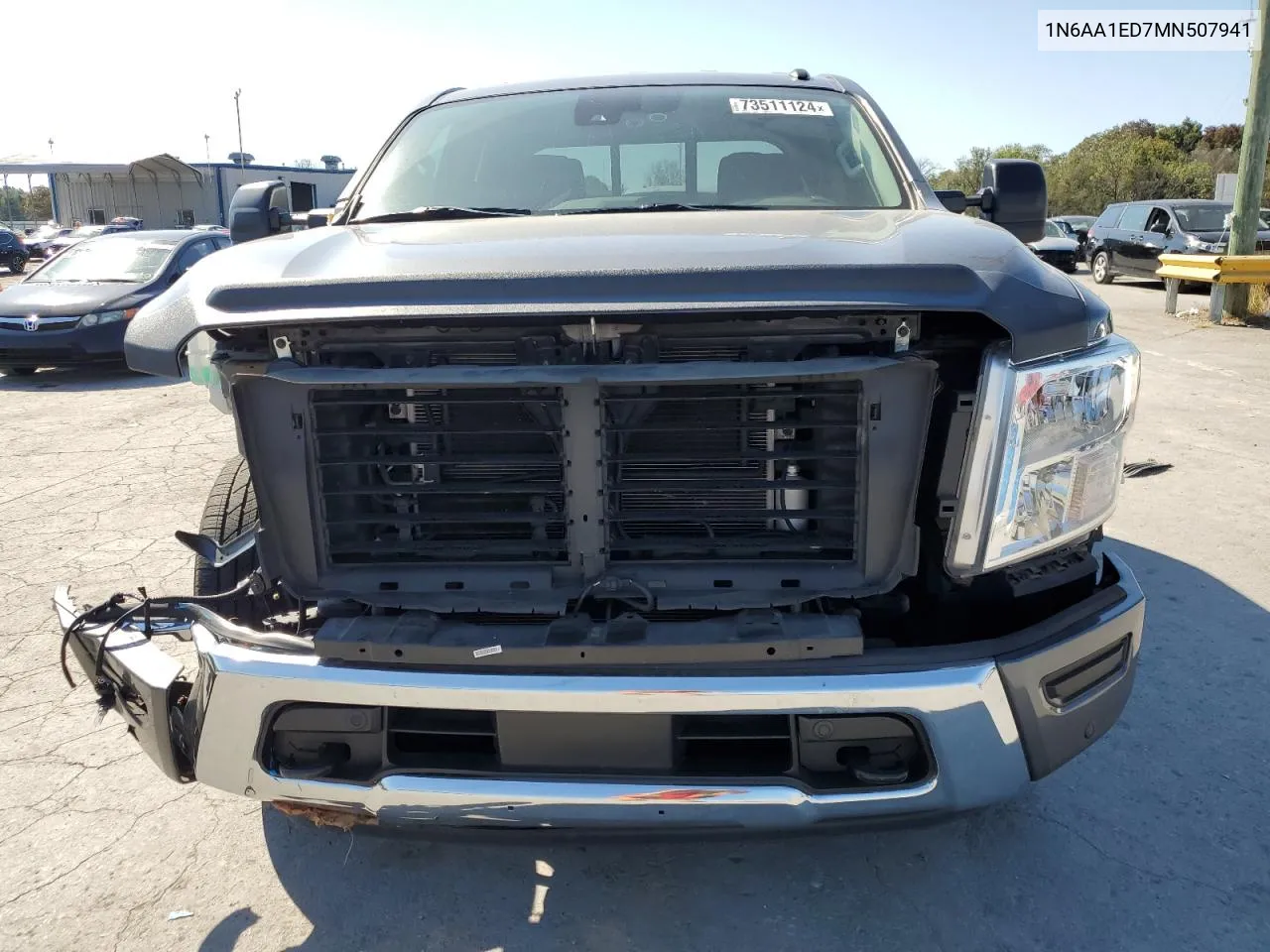 2021 Nissan Titan Sv VIN: 1N6AA1ED7MN507941 Lot: 73511124