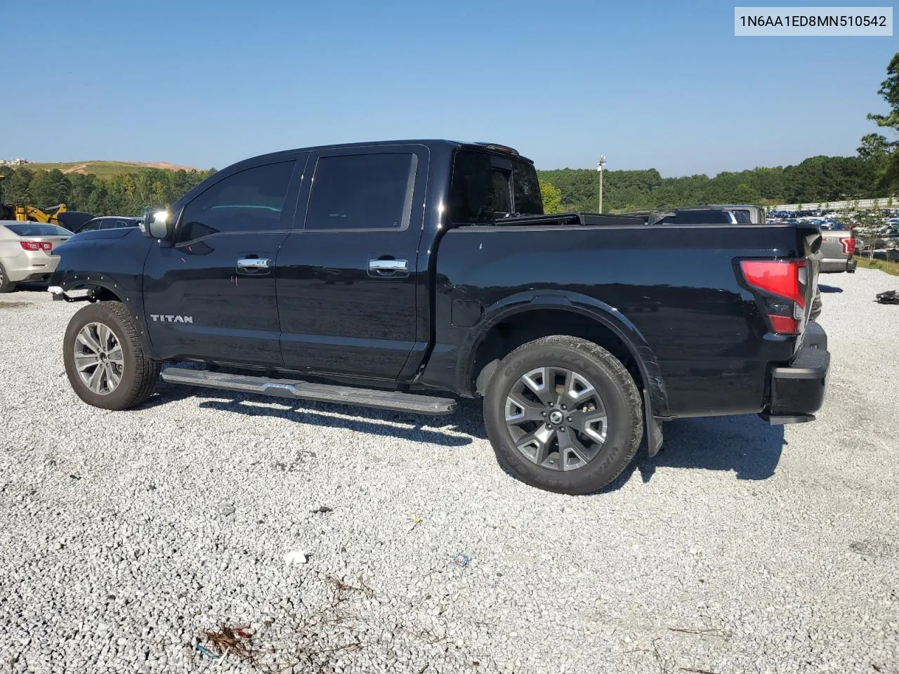 2021 Nissan Titan Sv VIN: 1N6AA1ED8MN510542 Lot: 73882434