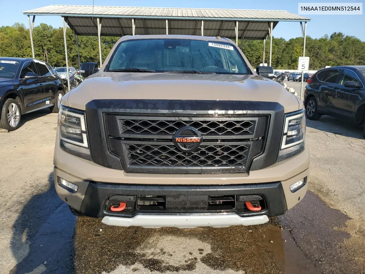 2021 Nissan Titan Sv VIN: 1N6AA1ED0MN512544 Lot: 73992344