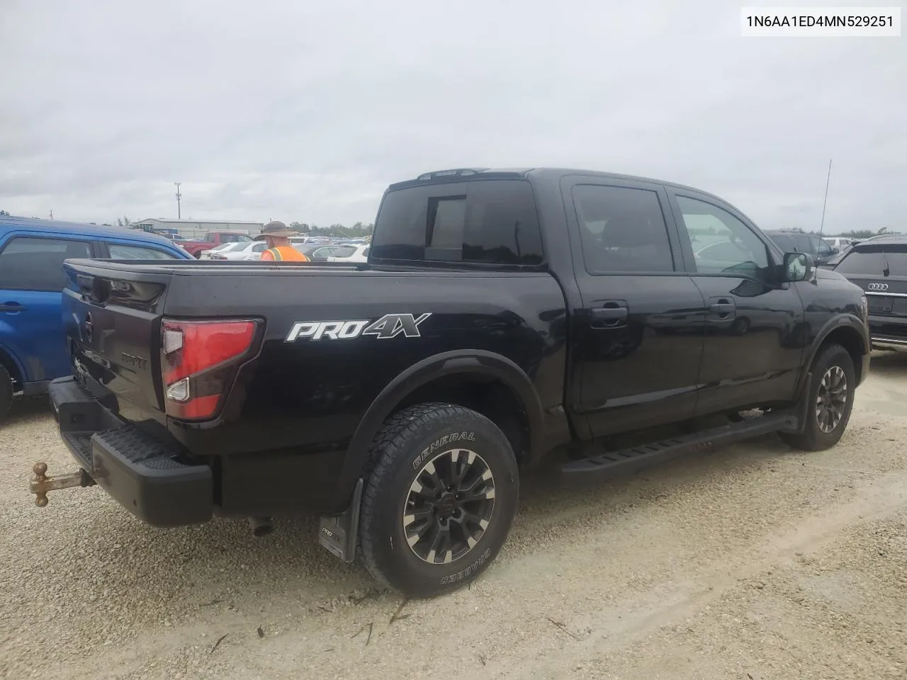 2021 Nissan Titan Sv VIN: 1N6AA1ED4MN529251 Lot: 74420874