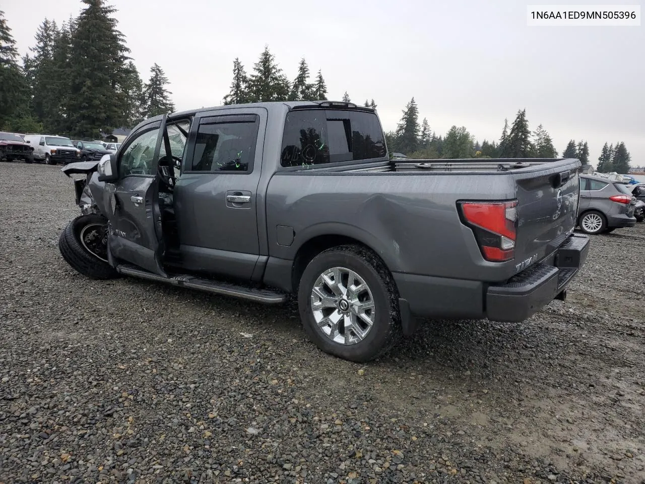 2021 Nissan Titan Sv VIN: 1N6AA1ED9MN505396 Lot: 75060034