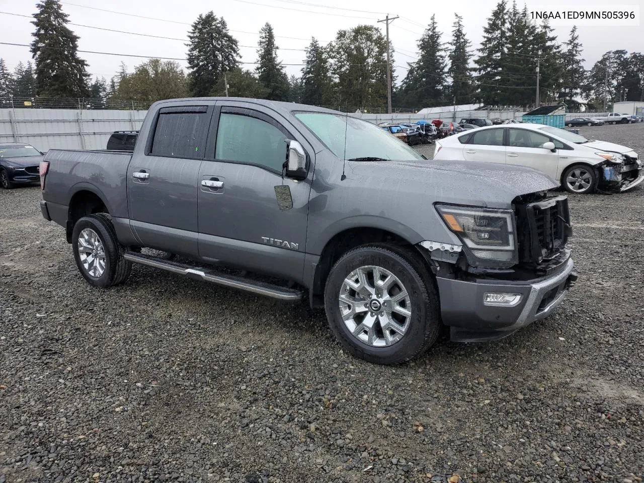 2021 Nissan Titan Sv VIN: 1N6AA1ED9MN505396 Lot: 75060034