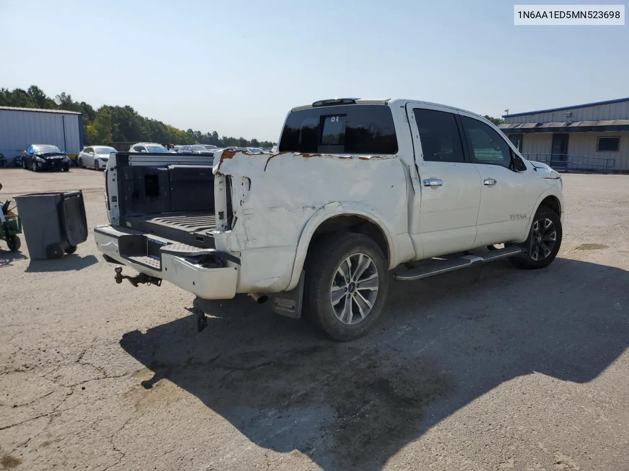 2021 Nissan Titan Sv VIN: 1N6AA1ED5MN523698 Lot: 75292354