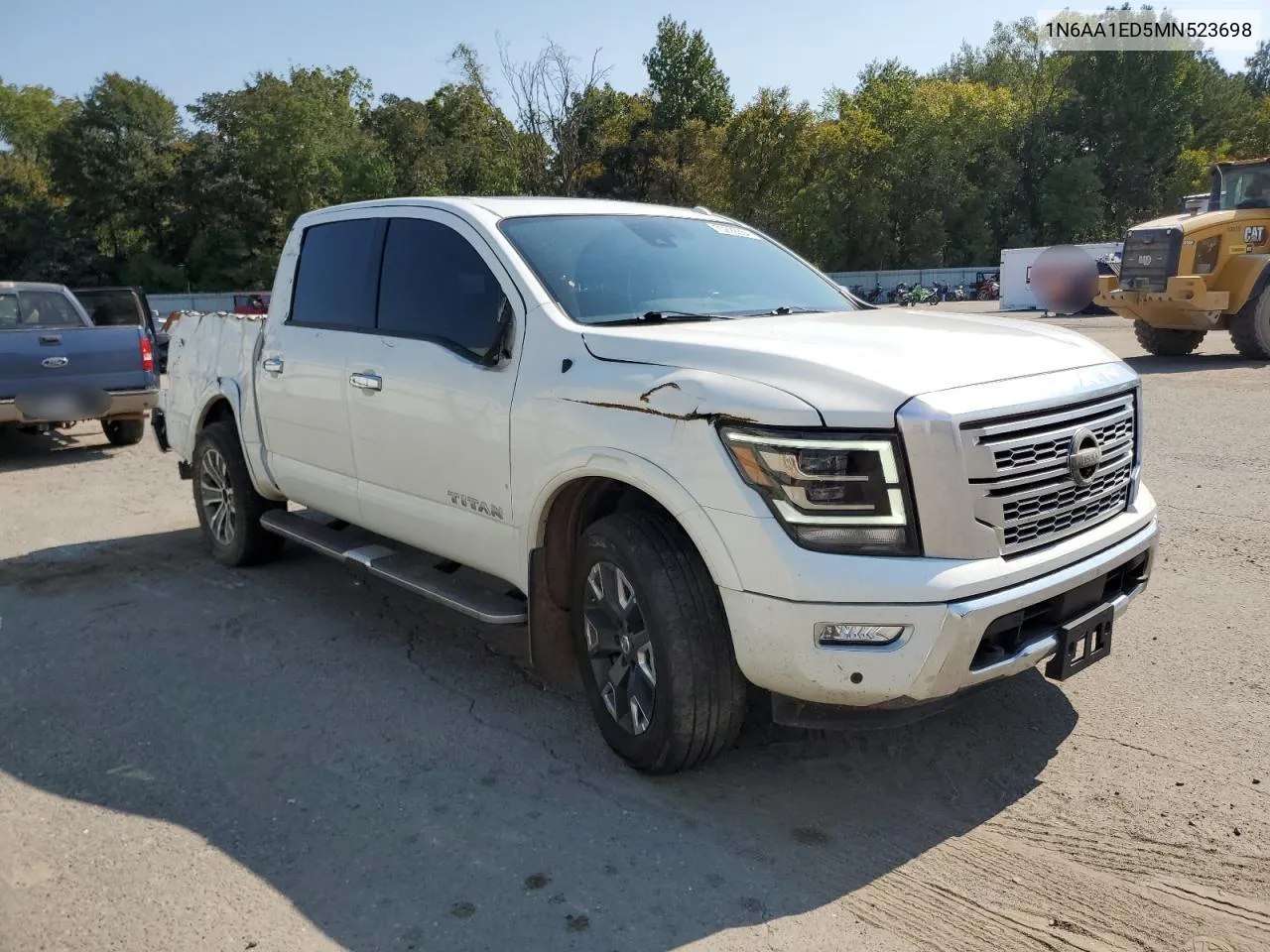 2021 Nissan Titan Sv VIN: 1N6AA1ED5MN523698 Lot: 75292354